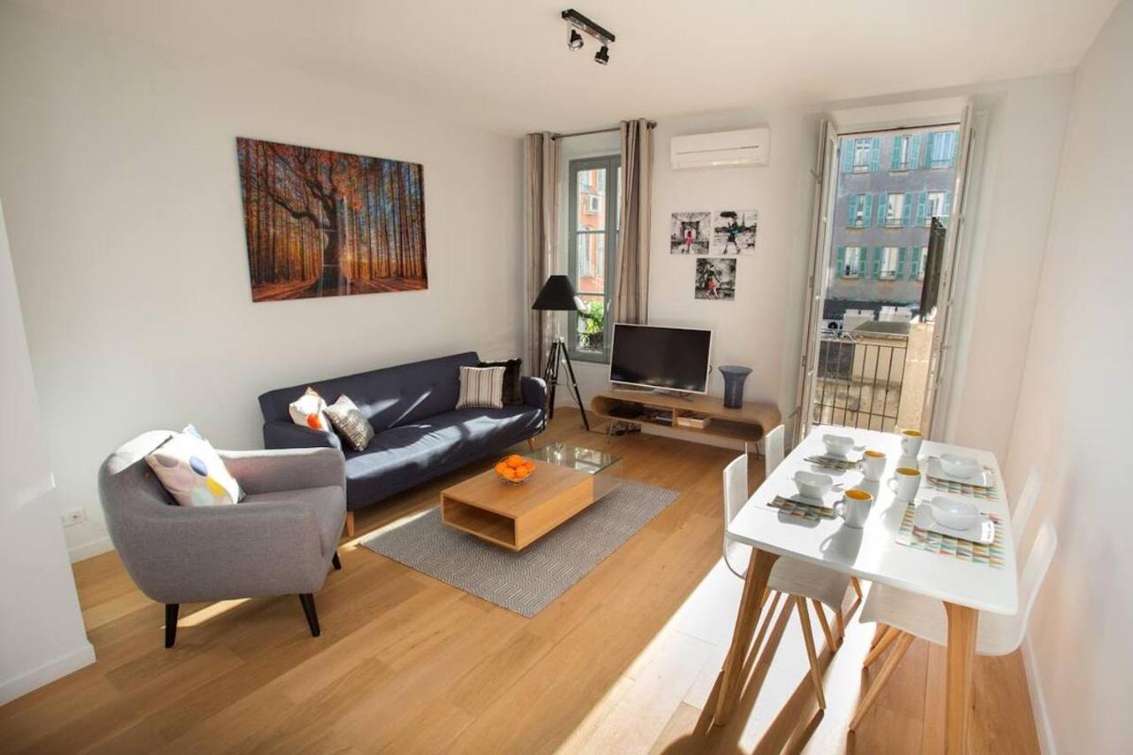 尼斯F2 Terrasse, Moderne, Hyper Centre, Clim, Ascenseur- Dubouchage公寓 外观 照片