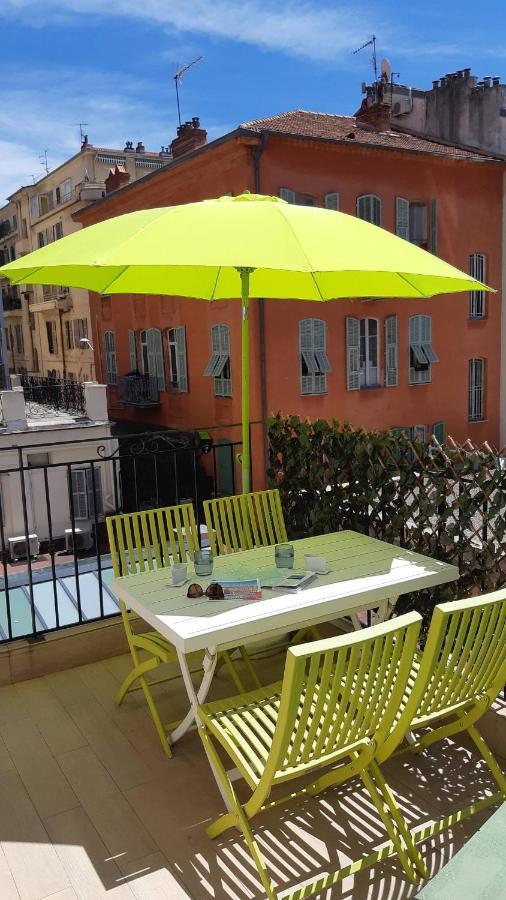 尼斯F2 Terrasse, Moderne, Hyper Centre, Clim, Ascenseur- Dubouchage公寓 外观 照片